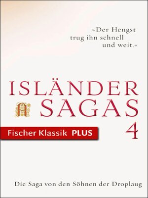 cover image of Die Saga von den Söhnen der Droplaug